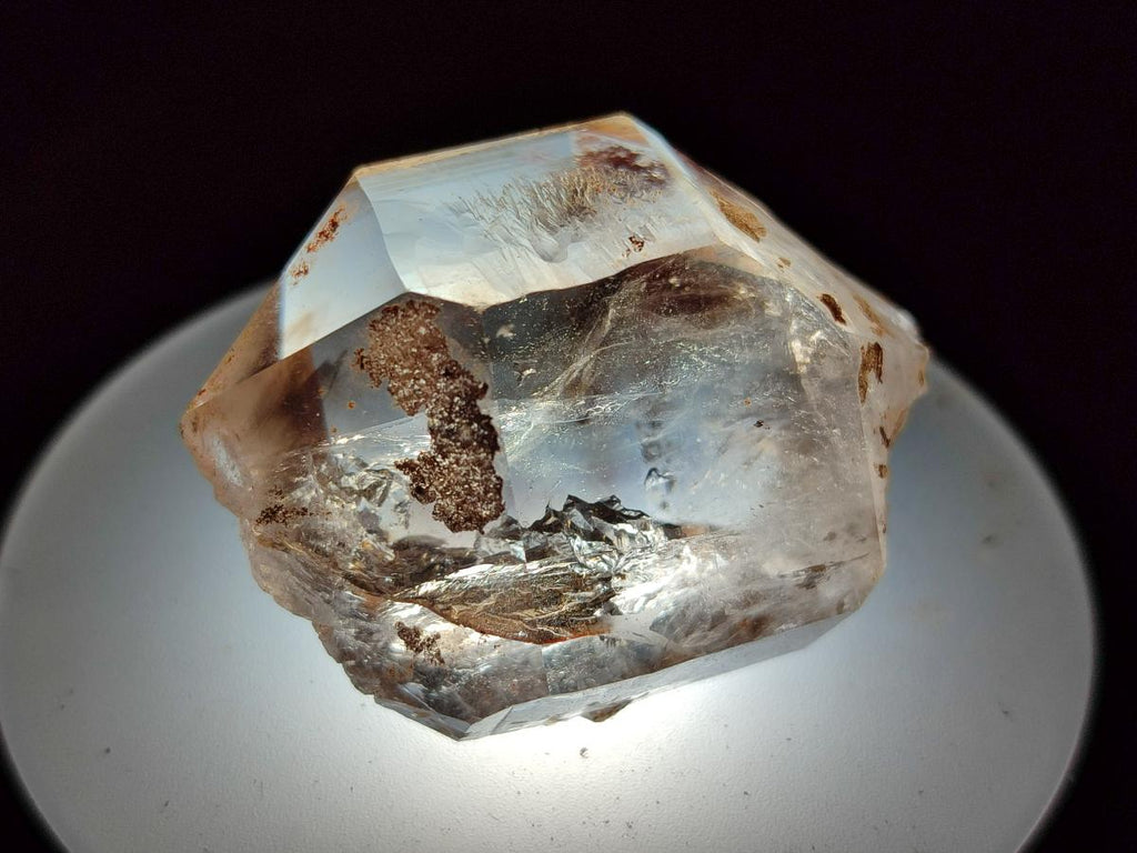 Natural Smokey and Amethyst Brandberg Quartz Crystals x 14 From Brandberg, Namibia