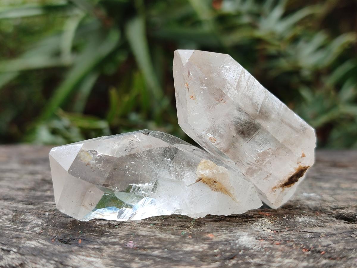Natural Smokey and Amethyst Brandberg Quartz Crystals x 14 From Brandberg, Namibia
