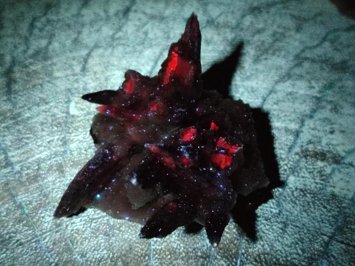 Natural Drusy Coated Calcite Sceptre Spearhead Crystals x 12 From Albert's Mountain, Lesotho