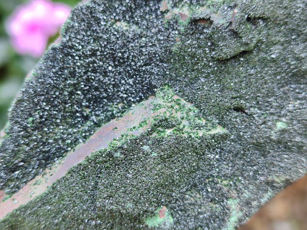 Natural Crystalline Libethenite Specimens on Dolomite Matrix x 4 From Shituru, Congo