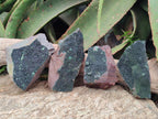 Natural Crystalline Libethenite Specimens on Dolomite Matrix x 4 From Shituru, Congo