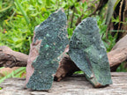 Natural Crystalline Libethenite Specimens on Dolomite Matrix x 4 From Shituru, Congo