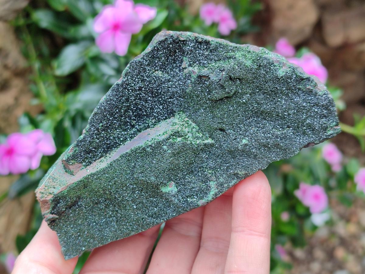 Natural Crystalline Libethenite Specimens on Dolomite Matrix x 4 From Shituru, Congo