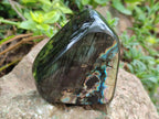 Polished Labradorite Standing Display Pieces x 4 From Madagascar