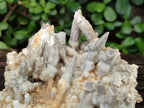 Natural Drusy Coated Calcite Sceptre Pseudomorph Clusters x 2 From Albert's Mountain, Lesotho