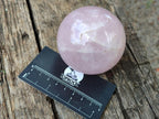 Polished Gemmy Rose Quartz Spheres x 3 From Madagascar