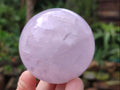 Polished Gemmy Rose Quartz Spheres x 3 From Madagascar