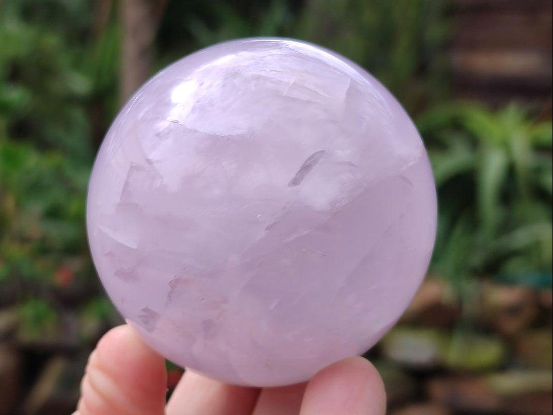 Polished Gemmy Rose Quartz Spheres x 3 From Madagascar