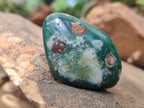 Polished and Natural Mtorolite Palm Stones x 12 From Mutorashanga, Zimbabwe