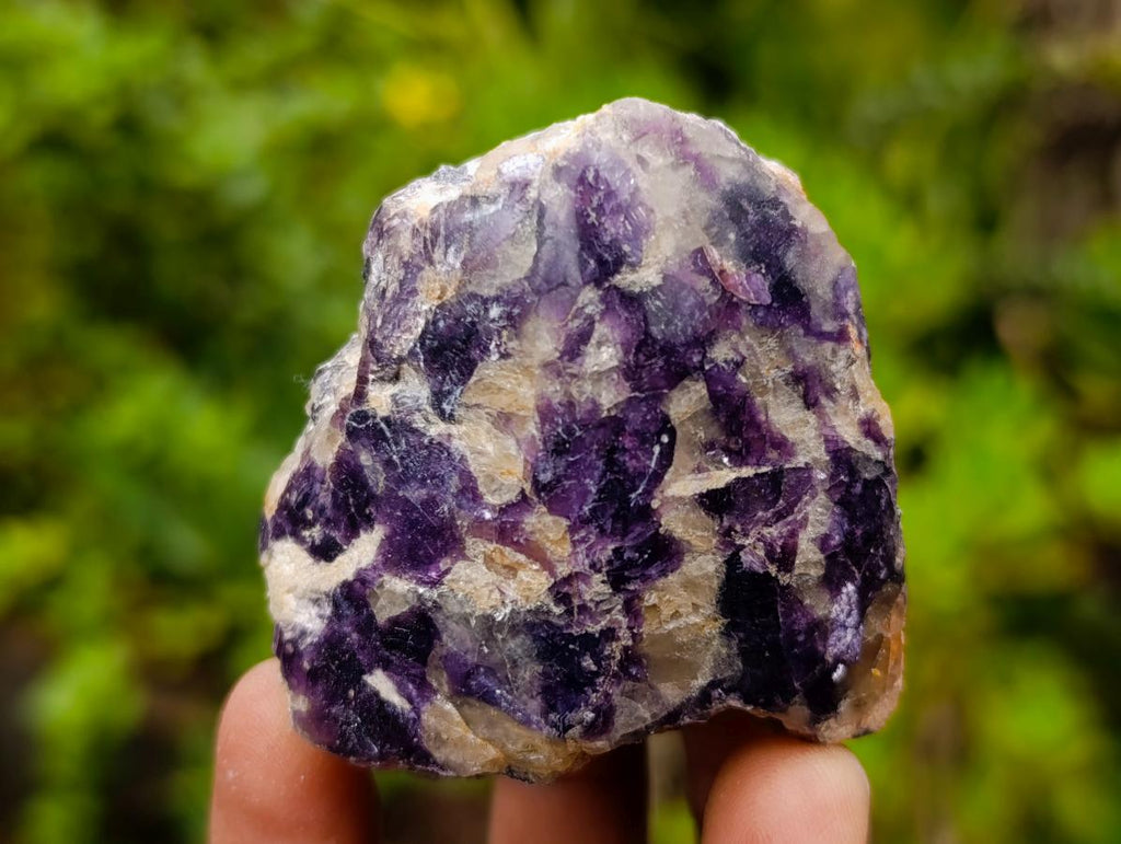 Polished One Side Silver Leaf Lepidolite Slices x 24 From Zimbabwe
