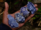Polished One Side Silver Leaf Lepidolite Slices x 24 From Zimbabwe