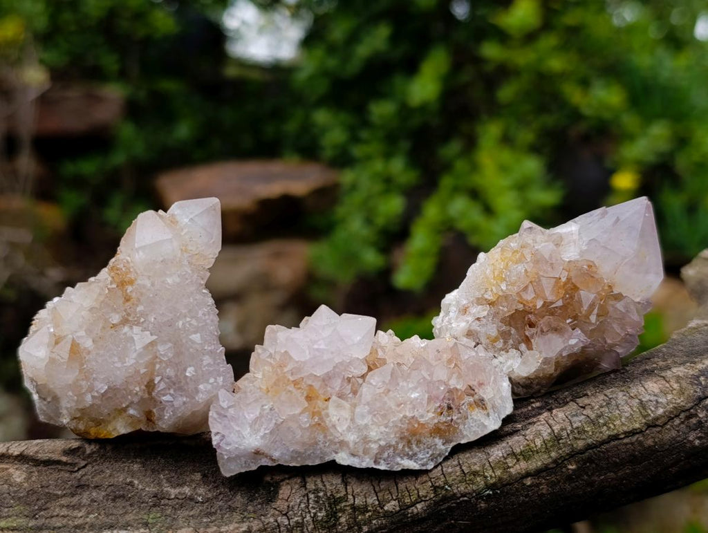 Natural Mix of Spirit Quartz Crystals x 35 From Boekenhouthoek, South Africa