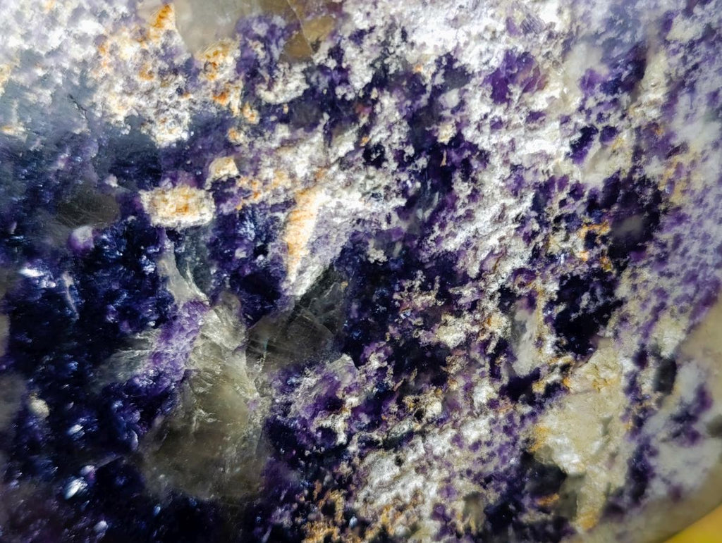 Polished Lepidolite Standing Display Pieces x 2 From Zimbabwe