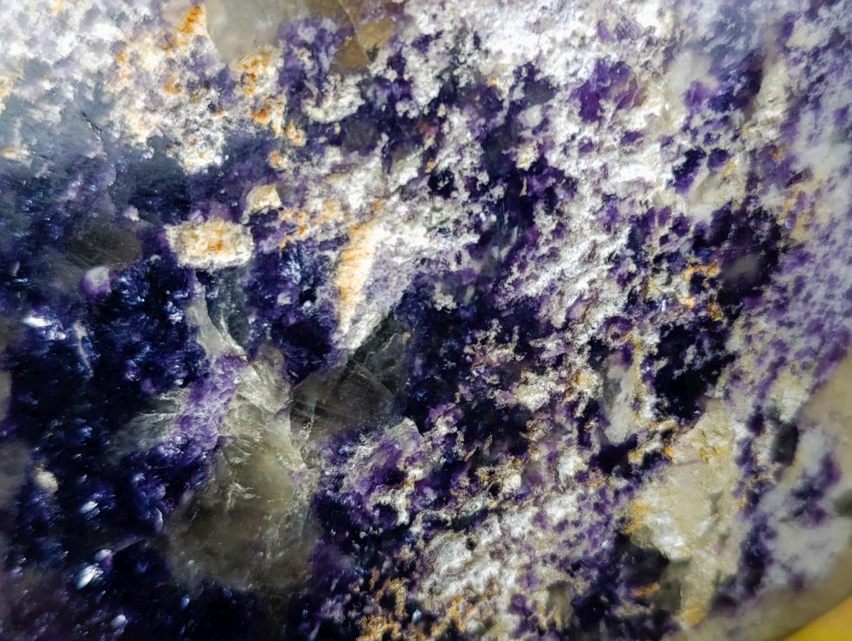 Polished Lepidolite Standing Display Pieces x 2 From Zimbabwe