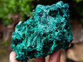 Natural Silky Malachite Specimens x 3 From Kasompe, Congo