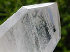 Polished Clear Quartz Standing Display Crystals x 2 From Madagascar