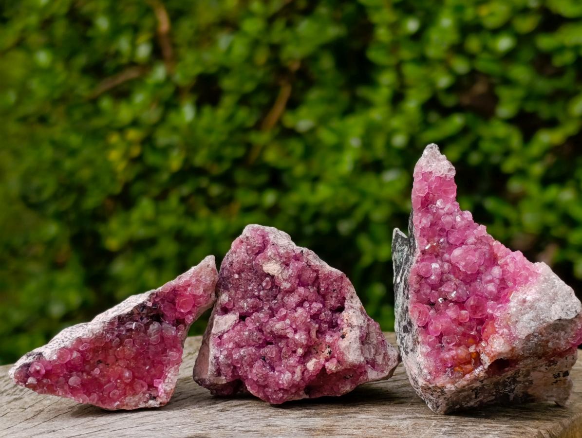 Natural Spherocobaltite Specimens x 12 From Mashamba West Mine, Congo