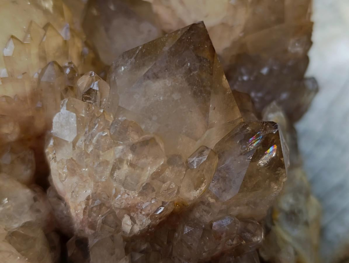 Natural Large Cascading White Phantom Smokey Luena Quartz Cluster x 1 From Luena, Congo