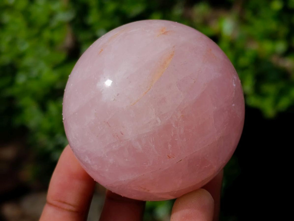 Polished Gemmy Rose Quartz Spheres x 6 From Madagascar
