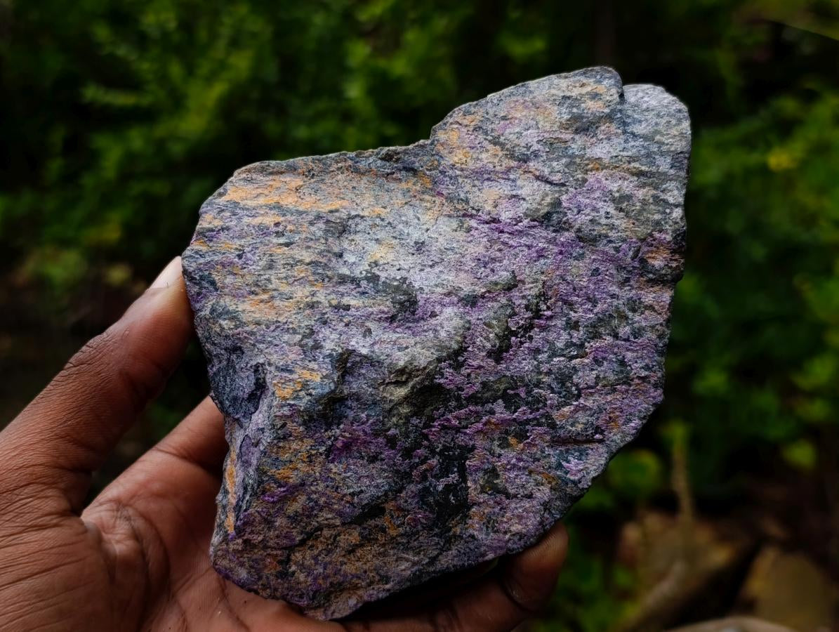 Natural Cobbed Stichtite Specimens x 7 From Barberton, South Africa