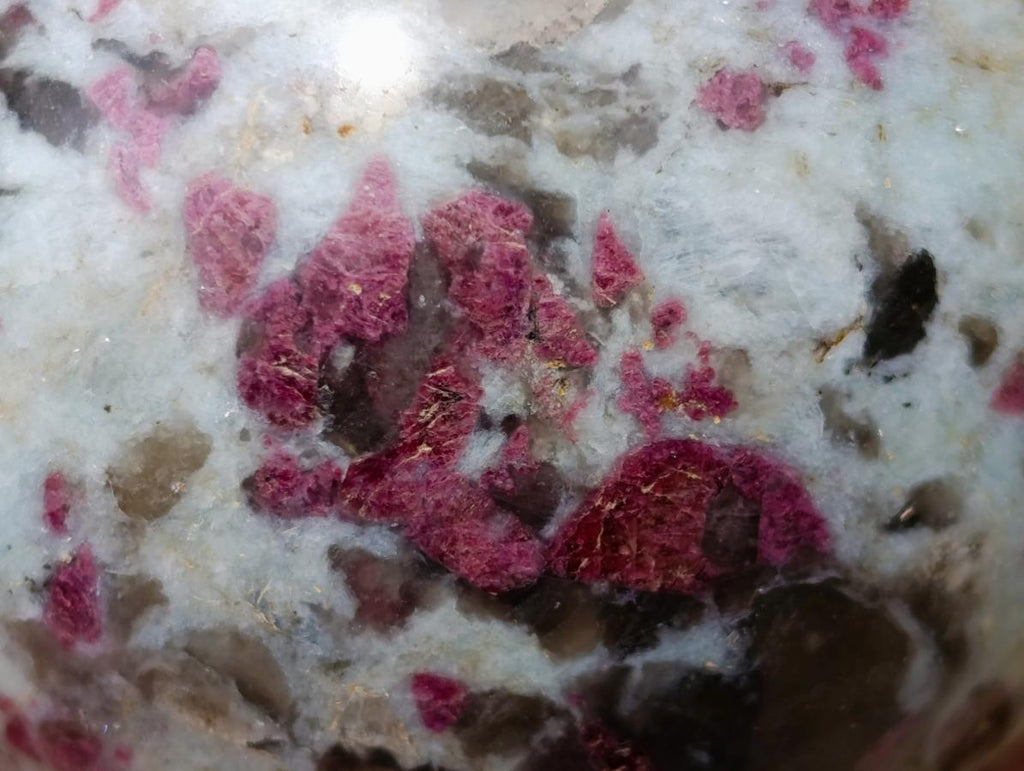 Polished Rubellite Pink Tourmaline Spheres x 2 From Ambatondrazaka, Madagascar