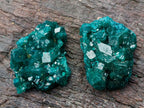 Natural Dioptase Specimens on Dolomite Matrix x 12 From Tantara Mine, Congo