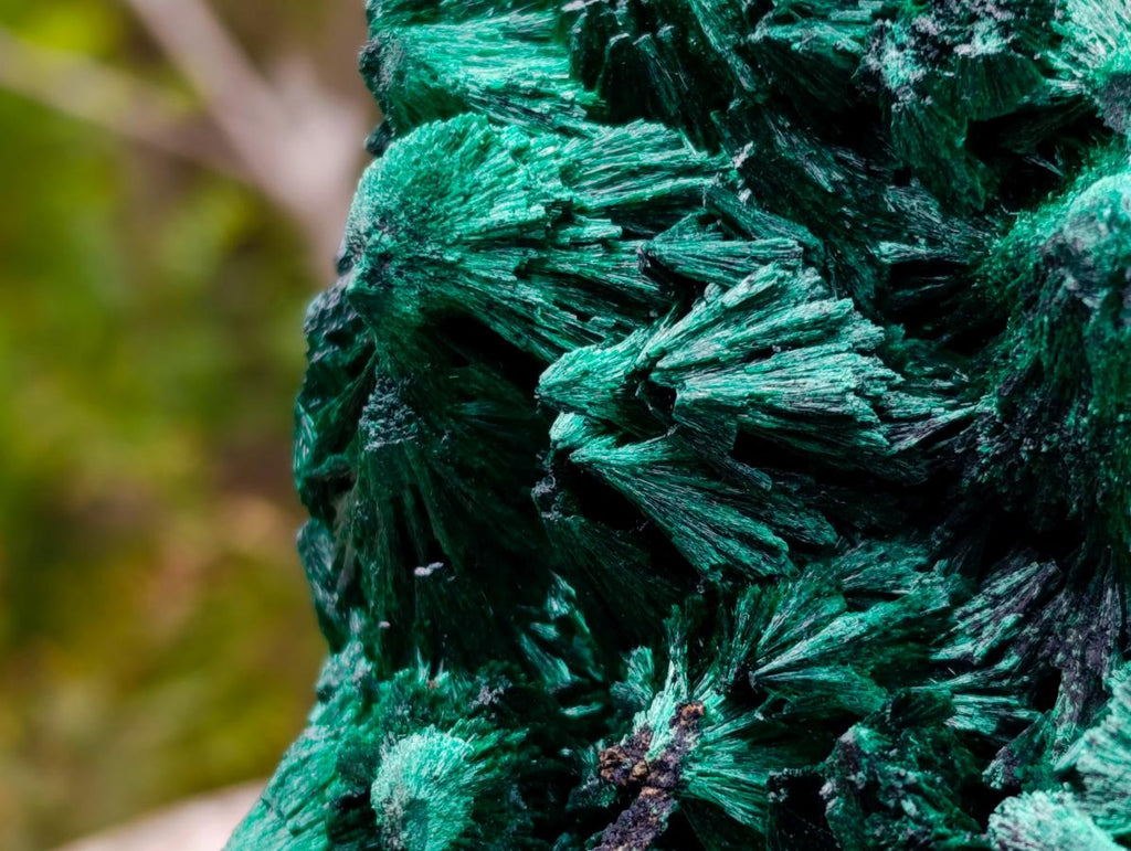 Natural Large Silky Malachite Specimen x 1 From Kasompe, Congo