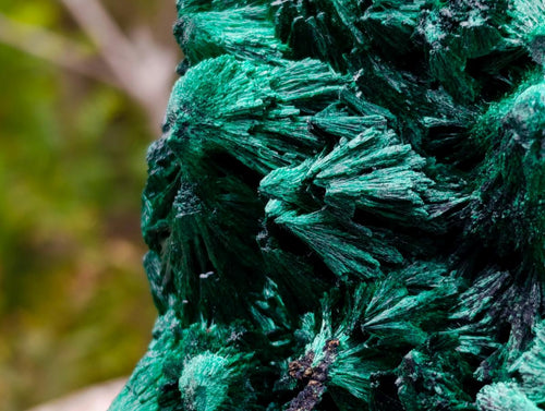 Natural Large Silky Malachite Specimen x 1 From Kasompe, Congo