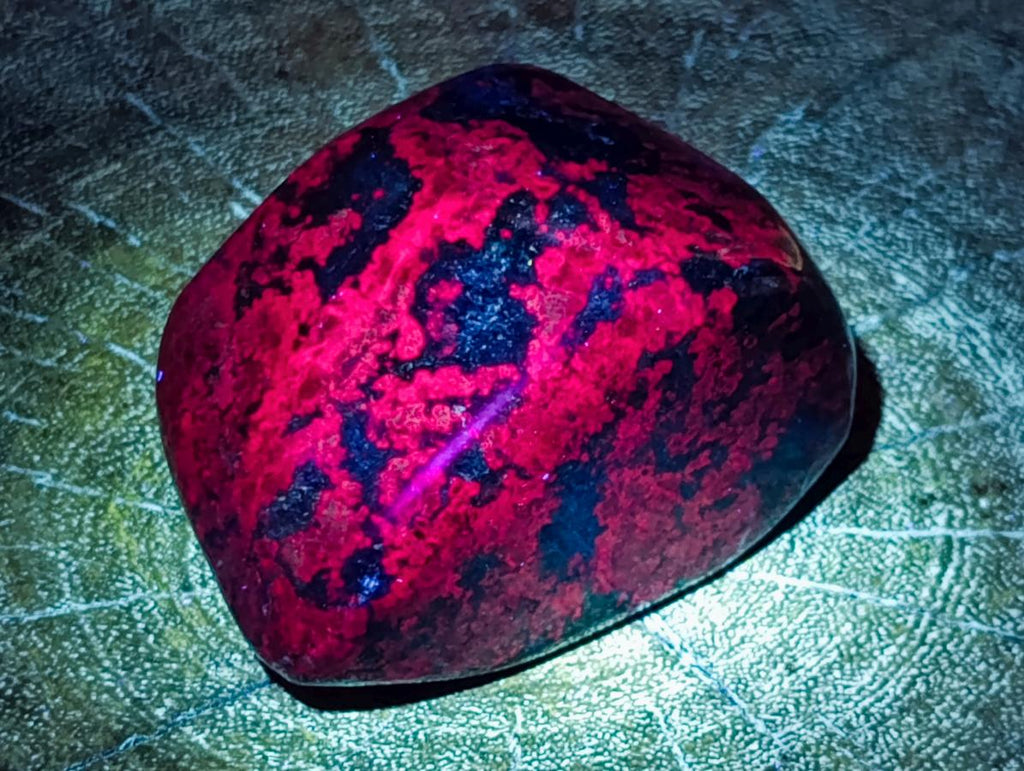 Polished Ruby Corundum In Chrome Verdite Free Forms x 6 From Mutoko, Zimbabwe