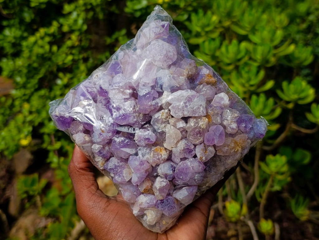 Natural Amethyst Crystal Bags of 1kg Lots x 6 From Madagascar