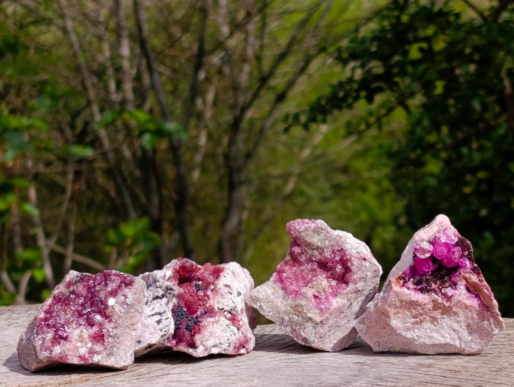 Natural Spherocobaltite Specimens x 12 From Mashamba West Mine, Congo