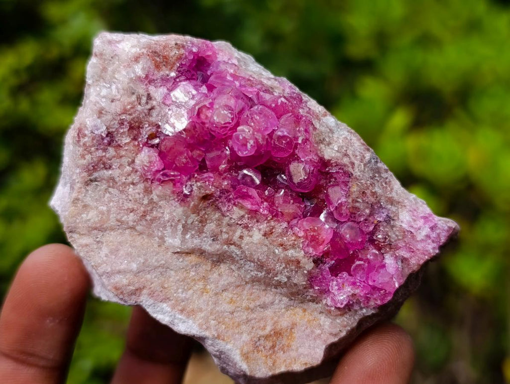 Natural Spherocobaltite Specimens x 12 From Mashamba West Mine, Congo