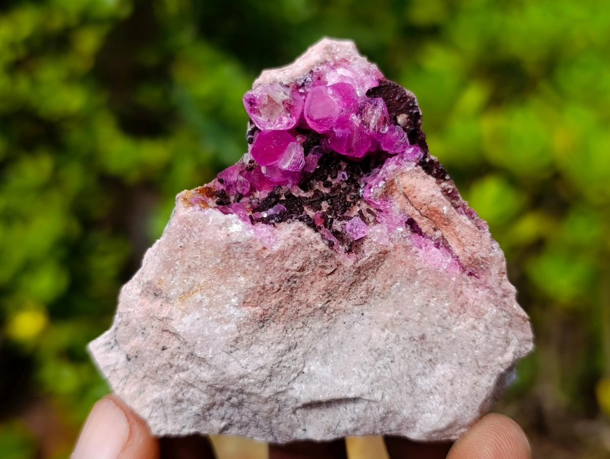 Natural Spherocobaltite Specimens x 12 From Mashamba West Mine, Congo