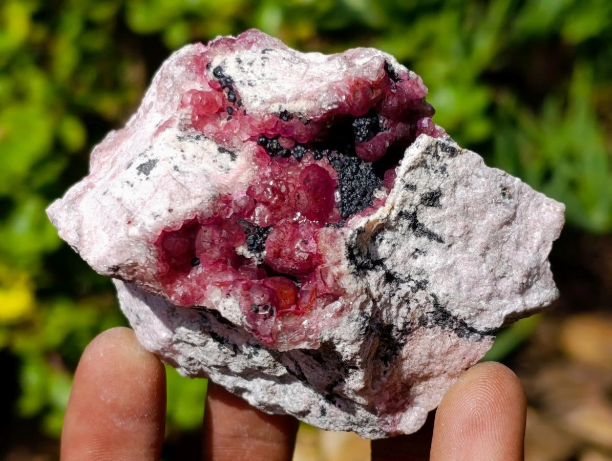 Natural Spherocobaltite Specimens x 12 From Mashamba West Mine, Congo