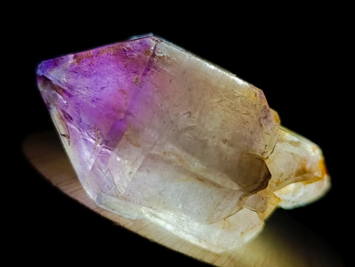 Natural Smokey Amethyst Window Crystals x 12 From Chiredzi, Zimbabwe