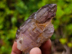 Natural Smokey Amethyst Window Crystals x 12 From Chiredzi, Zimbabwe