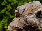 Natural Stacked Rhombohedral Calcite Clusters with Phosphorus Aragonite x 2 From Albert's Mountain, Lesotho