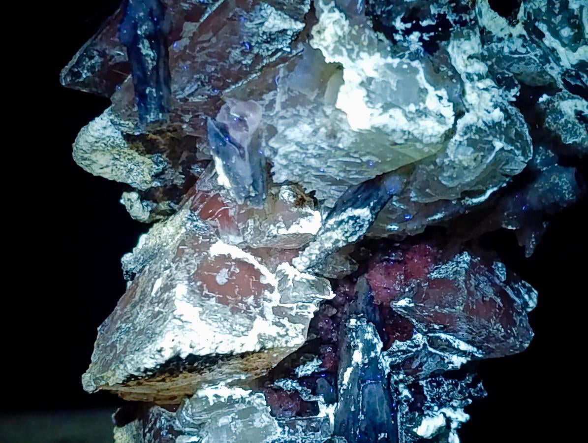 Natural Stacked Rhombohedral Calcite Clusters with Phosphorus Aragonite x 2 From Albert's Mountain, Lesotho