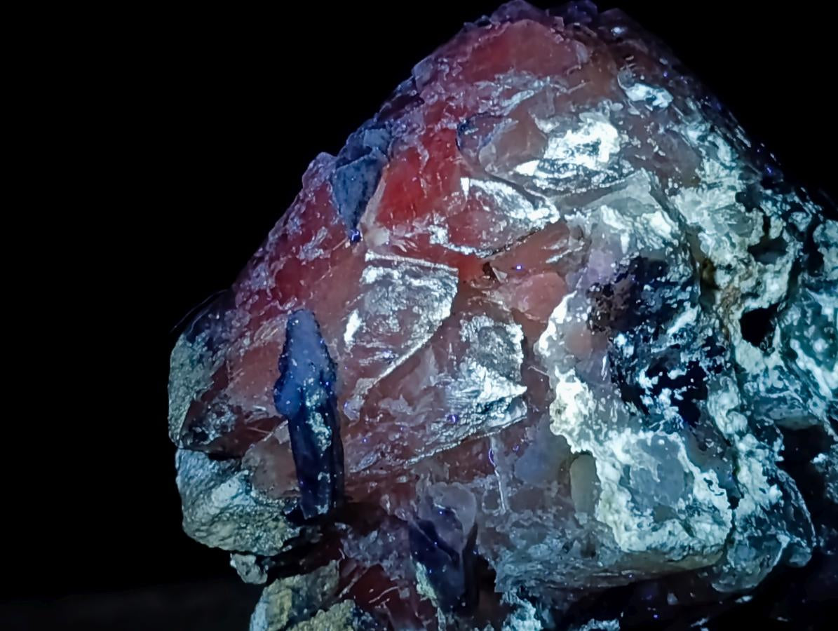 Natural Stacked Rhombohedral Calcite Clusters with Phosphorus Aragonite x 2 From Albert's Mountain, Lesotho