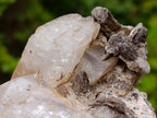 Natural Stacked Rhombohedral Calcite Clusters with Phosphorus Aragonite x 2 From Albert's Mountain, Lesotho