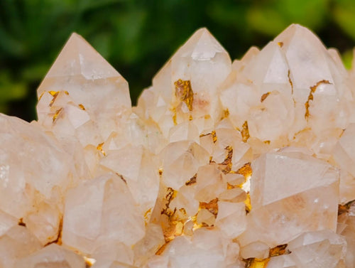 Natural Cascading "Anananas" Candle Quartz Clusters x 3 From Antsirabe, Madagascar