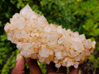 Natural Cascading "Anananas" Candle Quartz Clusters x 3 From Antsirabe, Madagascar