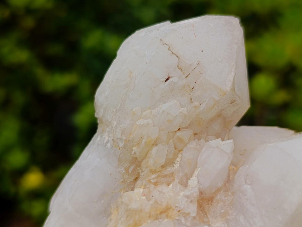 Natural Cascading "Anananas" Candle Quartz Clusters x 3 From Antsirabe, Madagascar