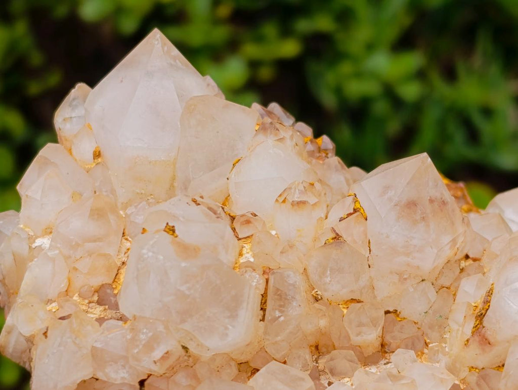 Natural Cascading "Anananas" Candle Quartz Clusters x 3 From Antsirabe, Madagascar