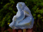 Natural Etched Blue Chalcedony Specimens x 24 From Nsanje, Malawi