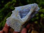 Natural Etched Blue Chalcedony Specimens x 24 From Nsanje, Malawi