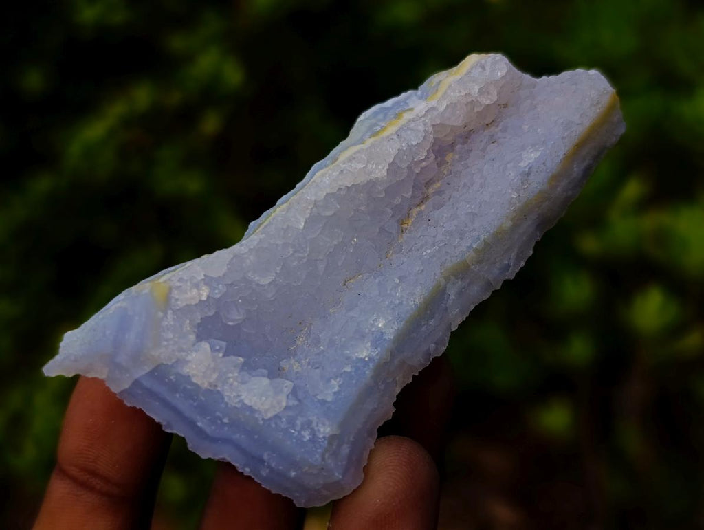 Natural Etched Blue Chalcedony Specimens x 24 From Nsanje, Malawi