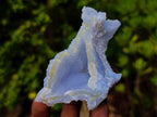 Natural Etched Blue Chalcedony Specimens x 24 From Nsanje, Malawi