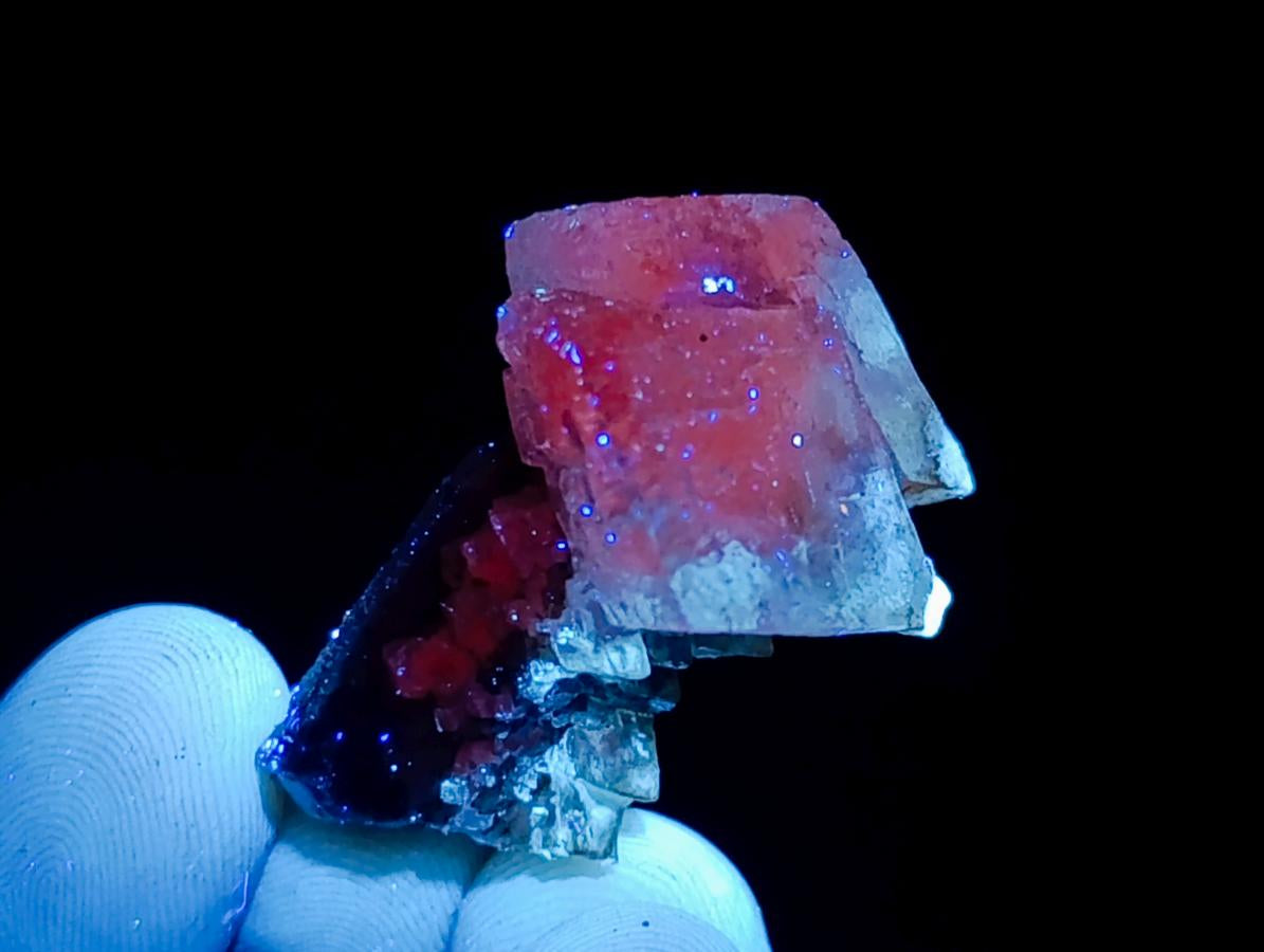 Natural Rhomboherdral and Spearhead Calcite Crystal Specimens x 70 From Albert's Mountain, Lesotho