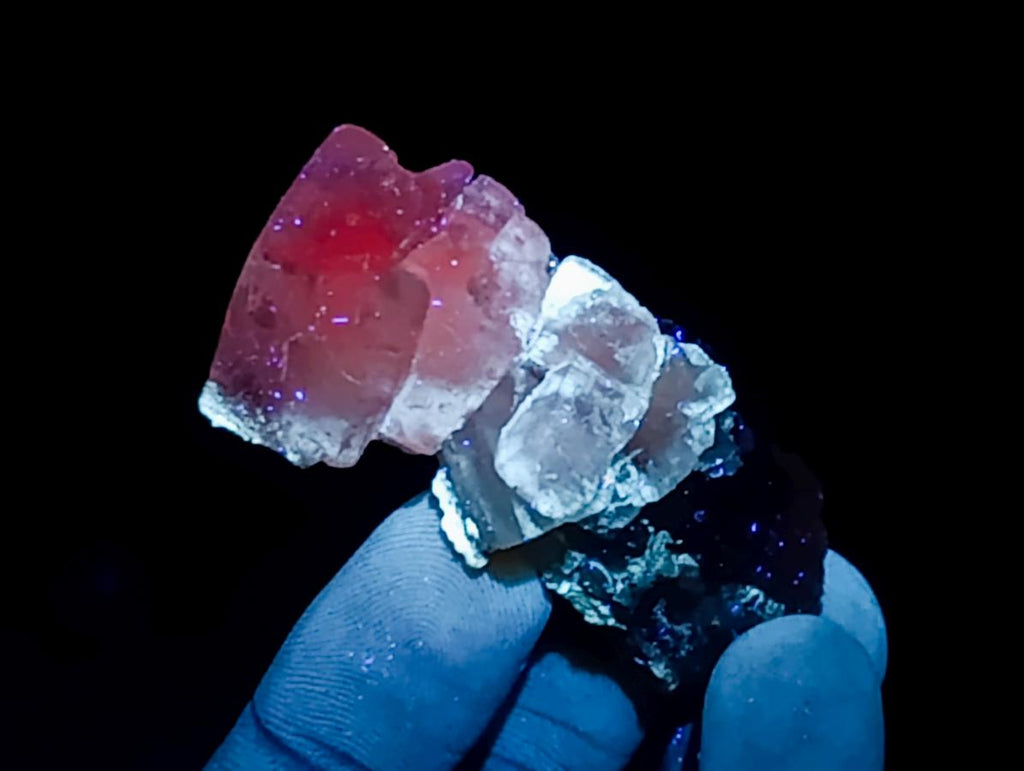 Natural Rhomboherdral and Spearhead Calcite Crystal Specimens x 70 From Albert's Mountain, Lesotho